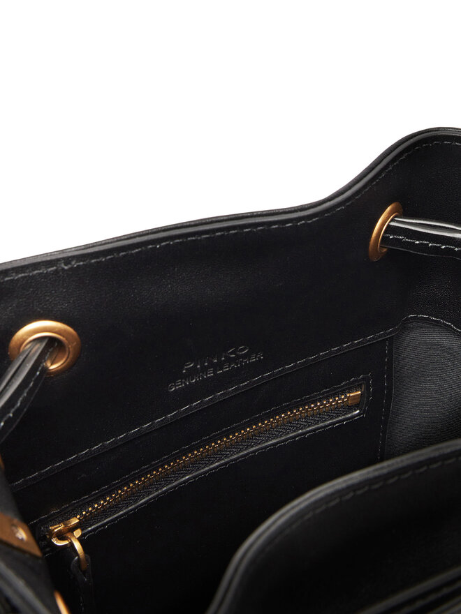 PINKO Ročna torba PINKO Secchiello Mini Al 25-26 104303 A0QO Črna