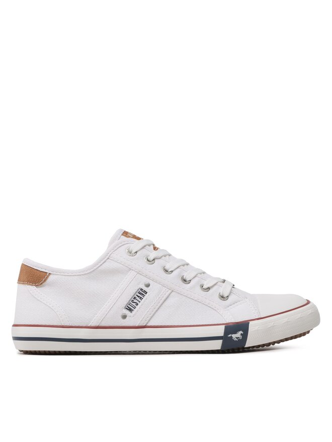 Mustang Sneakers aus Stoff Mustang 4058-310-1 Weiß