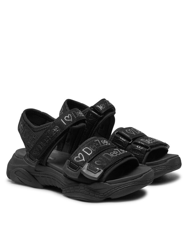 DeeZee Sandały DeeZee CSXP2056-02 Czarny