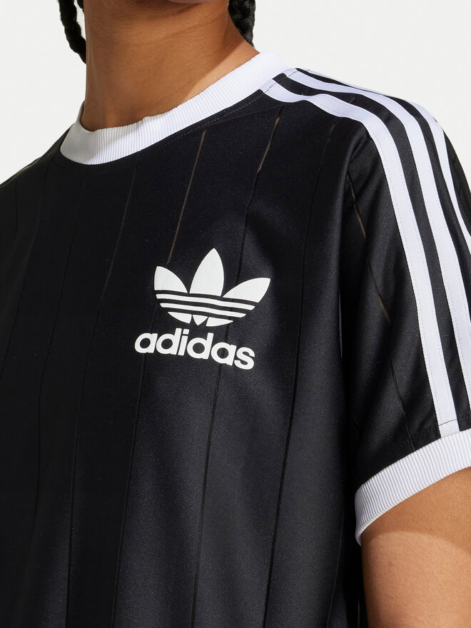 adidas adidas Marškinėliai adicolor 3-Stripes IX5505 Juoda Loose Fit