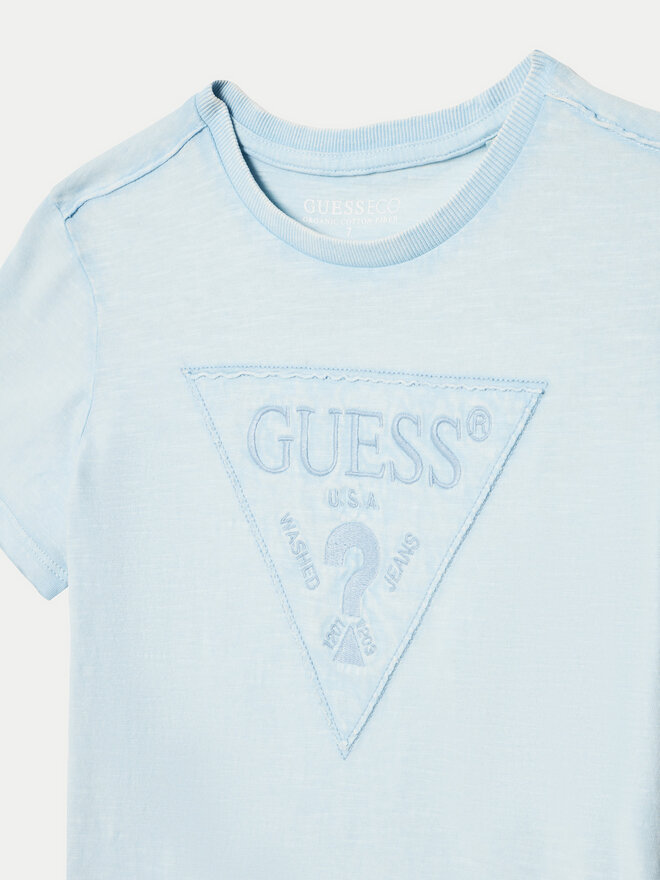 Guess Guess Camiseta L5GI02 K6XN4 Celeste Regular Fit
