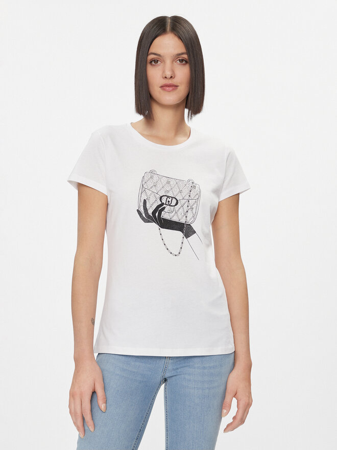 Liu Jo Liu Jo Camiseta WA4034 JS923 Blanco Regular Fit