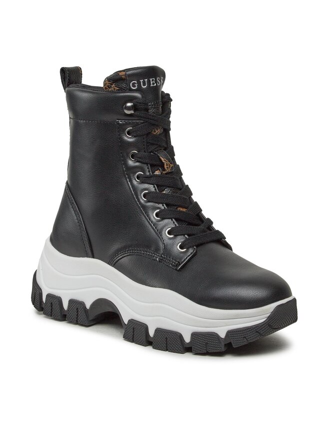 Guess Bokacsizma Guess Bissonn FL8BIN ELE12 Fekete