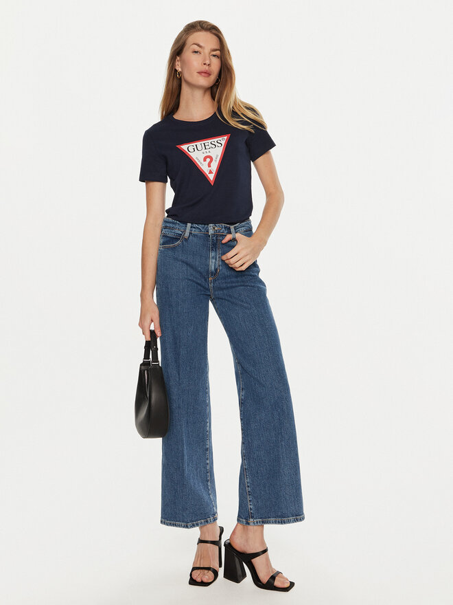 Guess Guess Póló W1YI1B I3Z14 Sötétkék Regular Fit