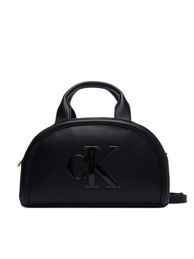 Calvin Klein Handtasche Calvin Klein Bold Ck Dome Crossbody LV04F3895G Schwarz