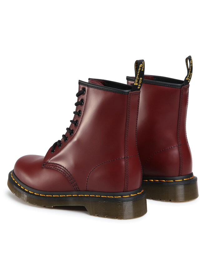 Botas de combate Dr. Martens 1460 Smooth 11822600 Guinda burdeos zapatos.es