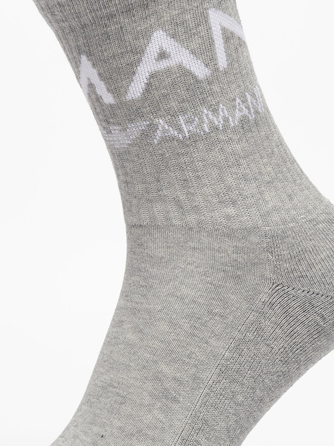 Emporio Armani Underwear 2er-Set hohe Damensocken Emporio Armani Underwear 292303 4F227 00948 Grau
