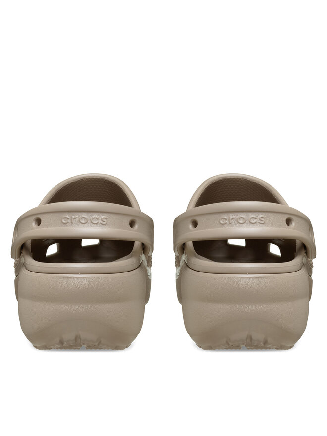 Crocs Şlapi Crocs Classic Platform Clog 206750 Bej