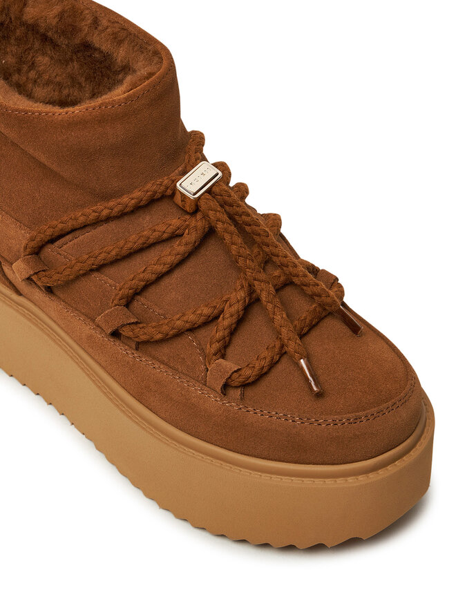 Inuikii Škornji za sneg Inuikii Classic Low Platform 75204-004 Rjava
