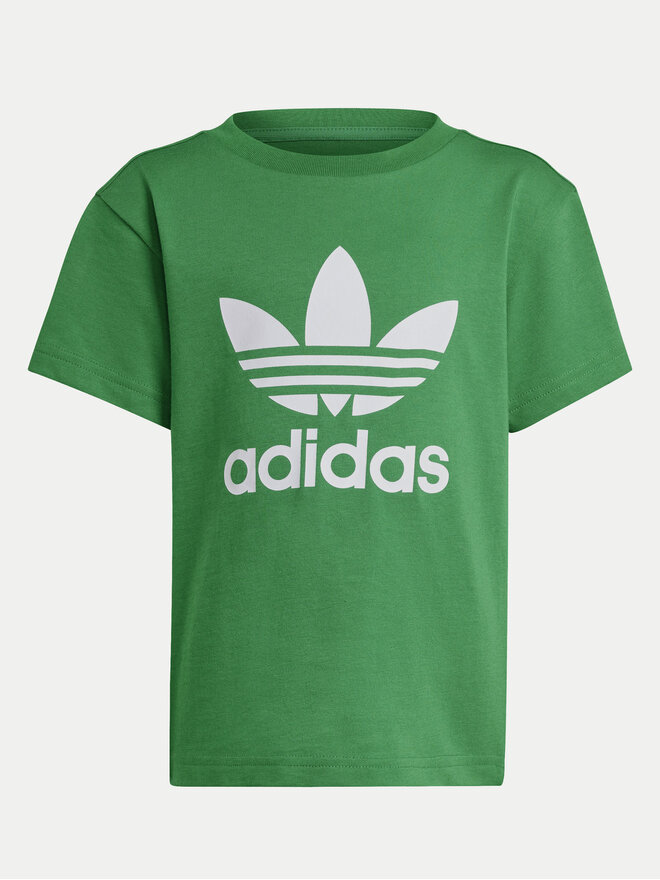 adidas adidas Póló adicolor Trefoil IY4013 Zöld Regular Fit