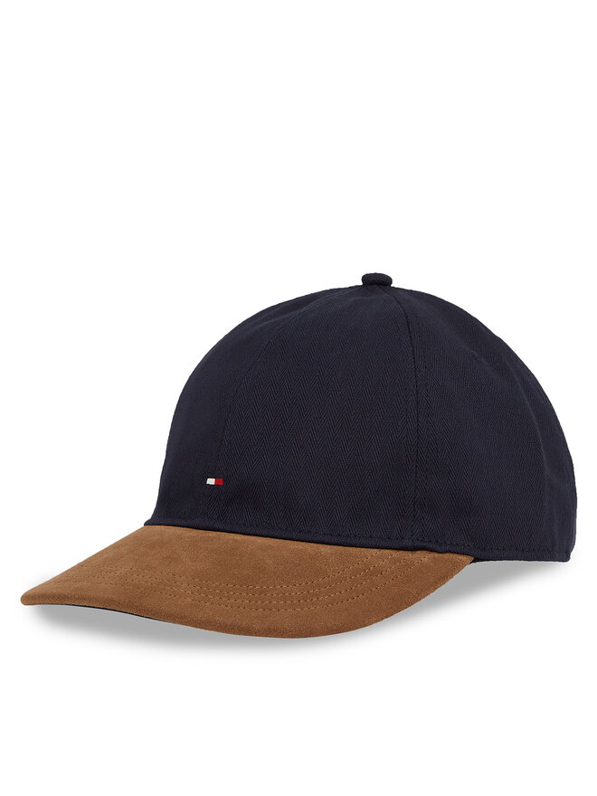Tommy Hilfiger Czapka z daszkiem Tommy Hilfiger Th Flag Herringbone 6 Panel Cap AM0AM13385 Granatowy