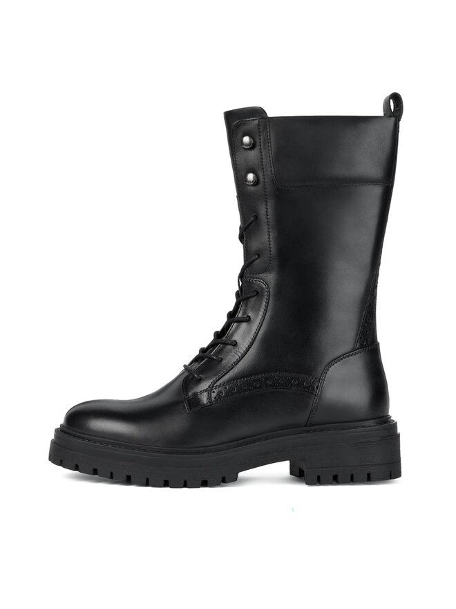 Geox Īsie zābaki Geox D Iridea D36HRE 00043 C9999 Melns