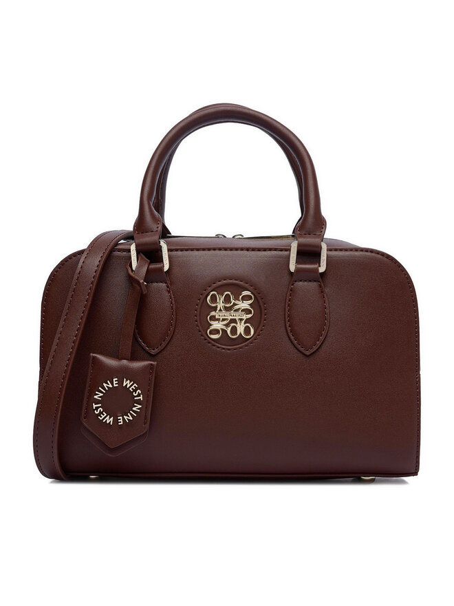 Nine West Handtasche Nine West CEO- SATIN BLOOM-LDA9374 Braun