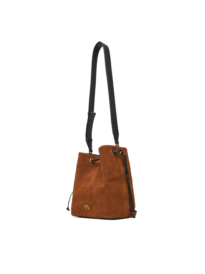 PINKO Handtasche PINKO Secchiello Classic PE 25 PLTT 104305 A2CC Braun