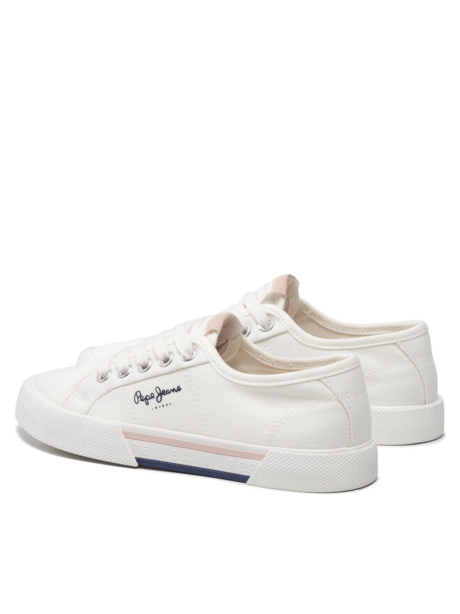 Pepe Jeans Tenisice Pepe Jeans Brady Girl Basic PGS30543 Bijela