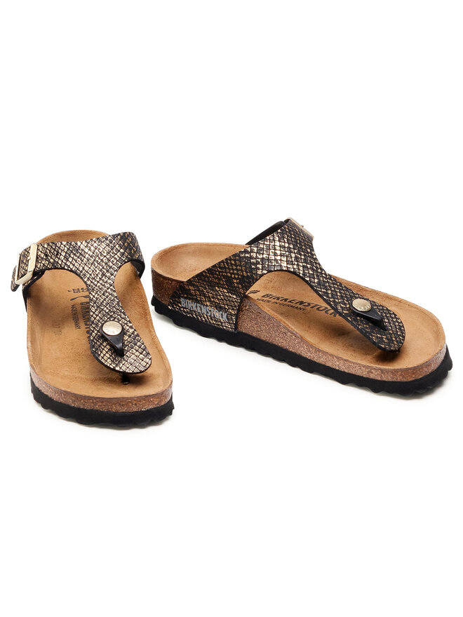 Birkenstock В'єтнамки Birkenstock Gizeh Bs 1018664 Золотий