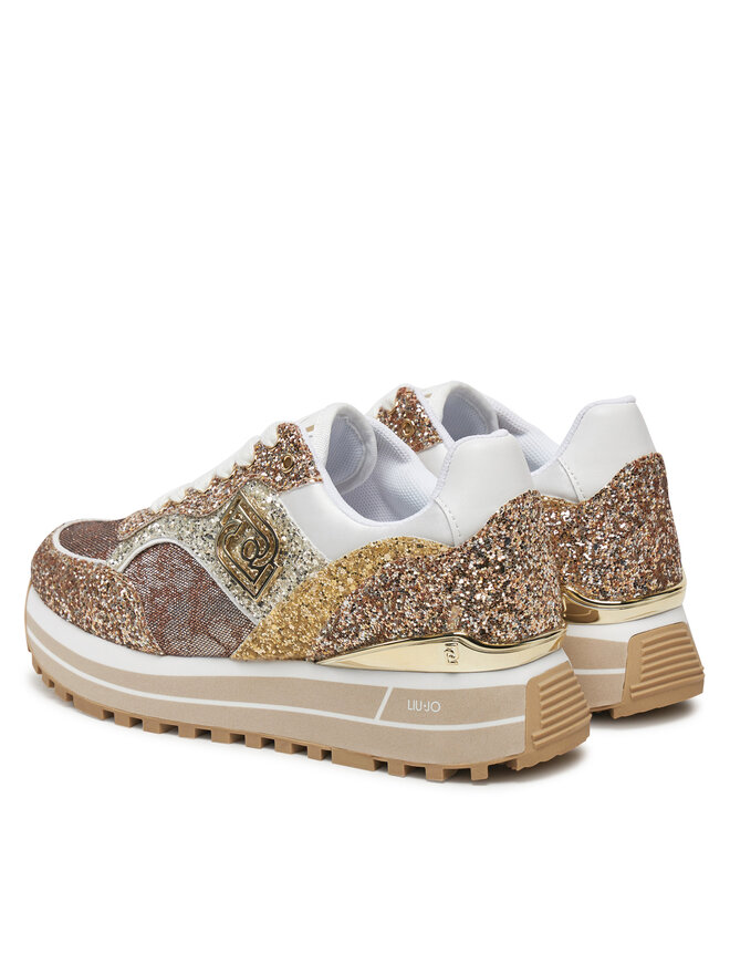 Liu Jo Sneakersy Liu Jo Maxi Wonder BA5015 TX007 Złoty