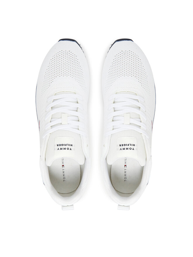 Tommy Hilfiger Zapatillas Tommy Hilfiger New Runner Eva Corpo Knit FM0FM05648 Blanco