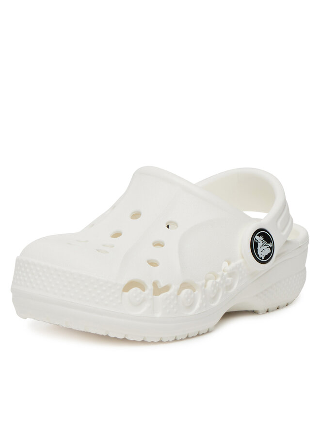 Crocs Klapki Crocs BAYA CLOG T 207012-100 Biały