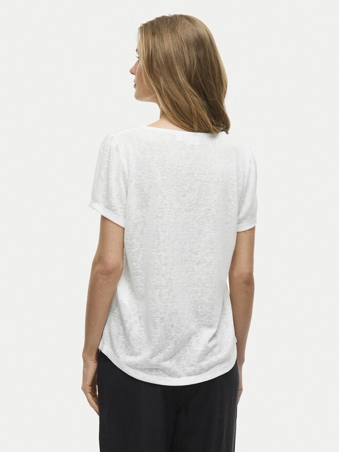 Vila Vila T-Shirt Amer 14093441 Weiß Regular Fit