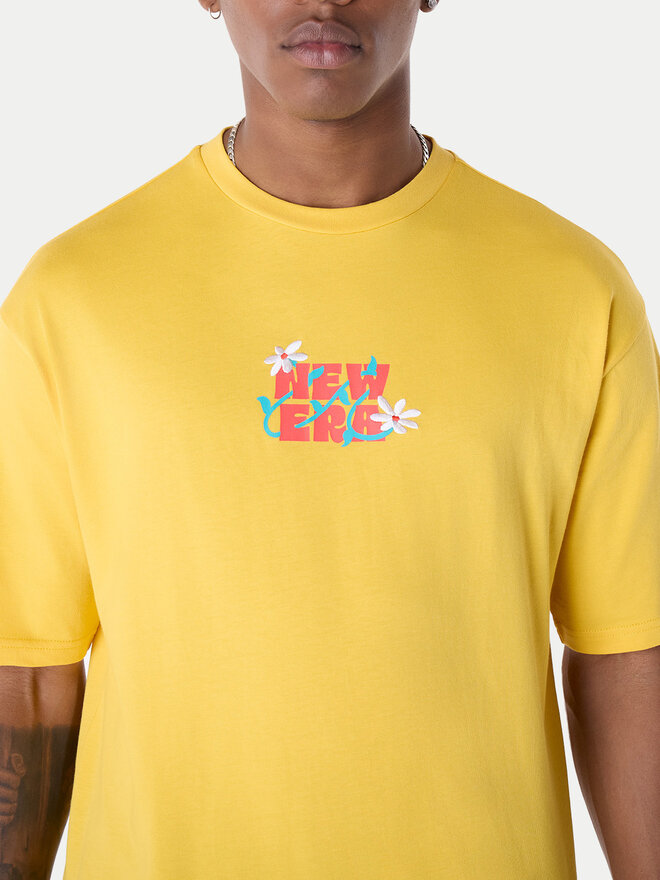 New Era New Era T-Shirt 60596304 Gelb Regular Fit