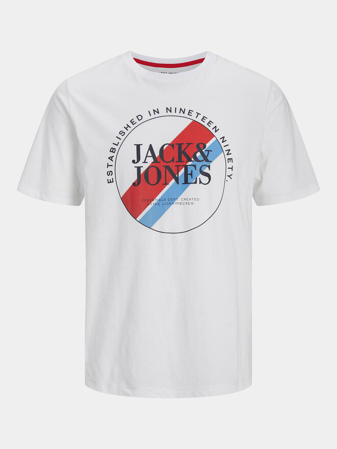 Jack&Jones Jack&Jones Marškinėliai Loof 12248624 Balta Standard Fit