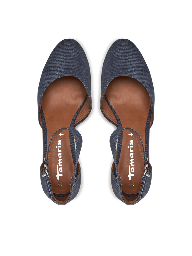 Tamaris Espadryle Tamaris 1-22319-44 Granatowy