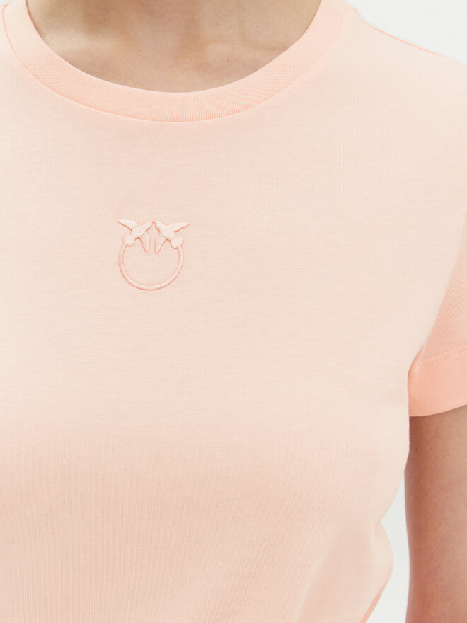 PINKO PINKO T-Shirt Bussolotto 100355 Rosa Regular Fit