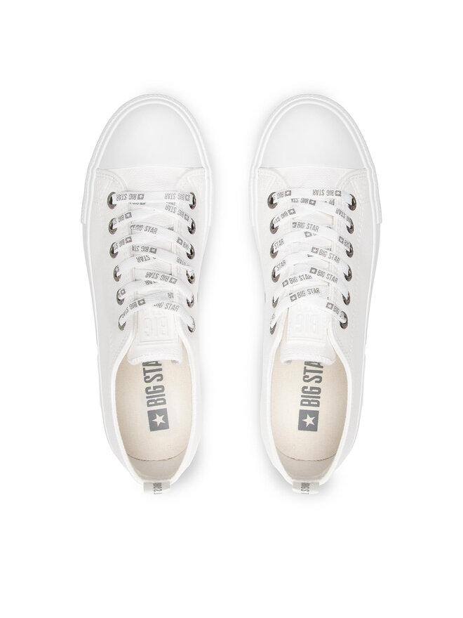 Big Star Shoes Plátenky Big Star Shoes KK174052 Biela