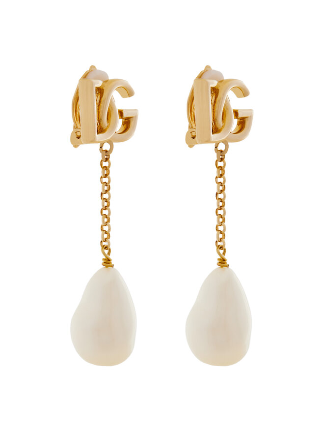 Dolce&Gabbana Orecchini a clip Dolce&Gabbana WEP2P2 W1111 Oro