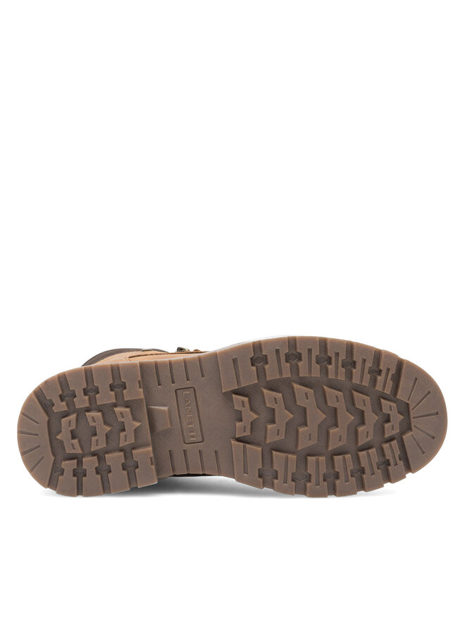 Lanetti Schnürschuhe Lanetti 22MW2042 Braun
