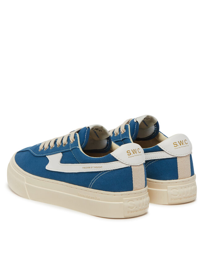 S.W.C Stepney Workers Club Sneakers aus Stoff S.W.C Stepney Workers Club Dellow YA25212 Blau
