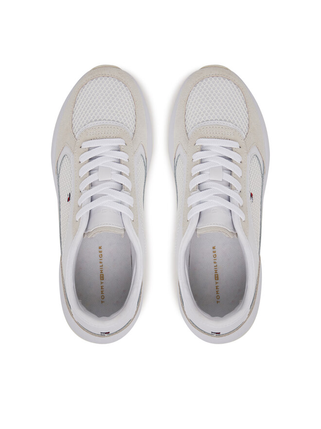 Tommy Hilfiger Сникърси Tommy Hilfiger Sporty Runner FW0FW08644 Бял