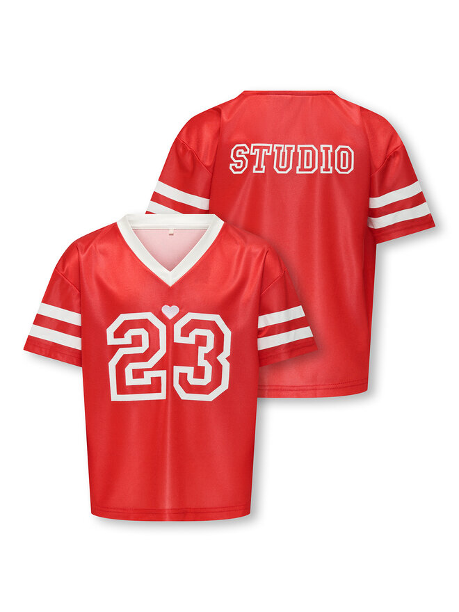 Kids ONLY Kids ONLY T-Shirt Lulu 15354971 Κόκκινο Regular Fit