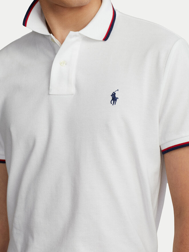 Polo Ralph Lauren Polo Ralph Lauren Поло Classics 710842621002 Білий Slim Fit