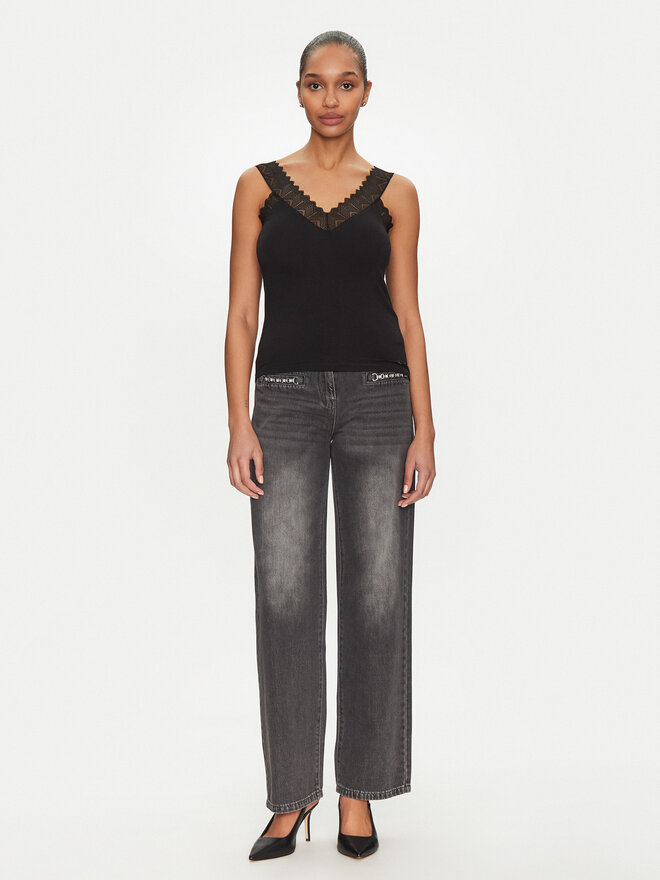 Morgan Morgan Felső 242-DNAE Fekete Slim Fit
