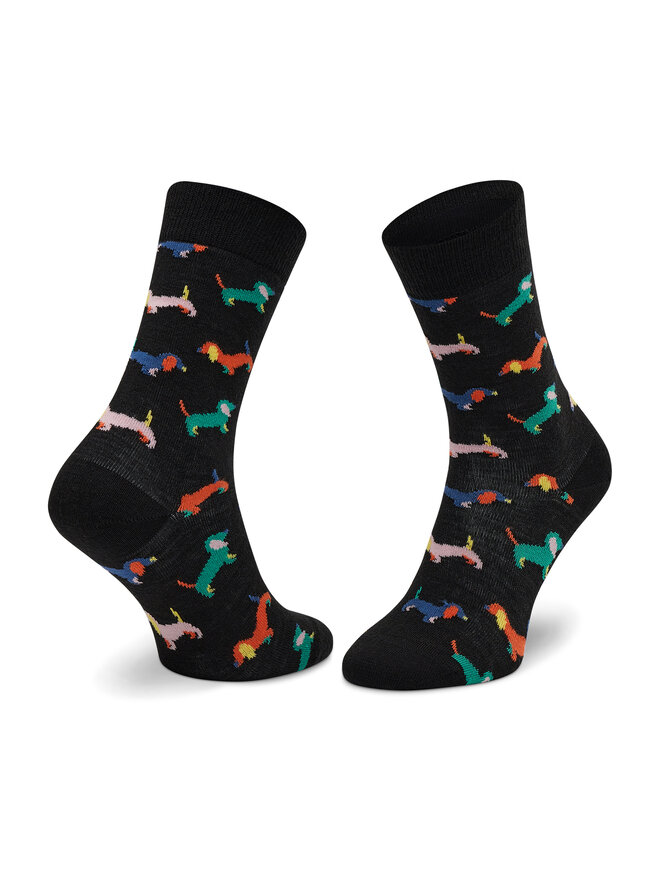 Happy Socks Vysoké dětské ponožky Happy Socks KWPUL22-9300 Černá