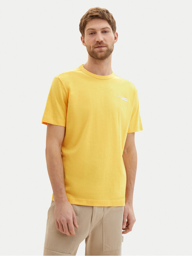 Tom Tailor Tom Tailor Póló 1040821 Sárga Regular Fit