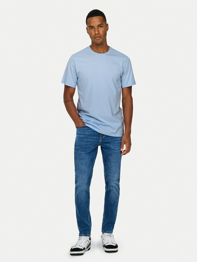 Only & Sons Only & Sons Футболка 22025208 Блакитний Regular Fit