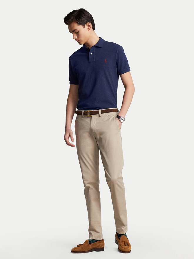 Polo Ralph Lauren Polo Ralph Lauren Poloshirt 710680784292 Dunkelblau Custom Slim Fit