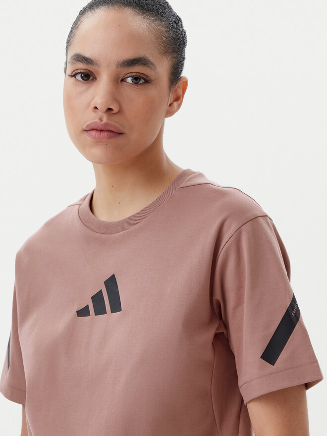 adidas adidas Póló Z.N.E. JC9311 Rózsaszín Regular Fit