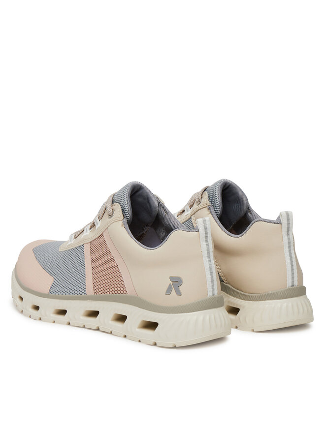 Rieker Sneakersy Rieker M6006-90 Béžová