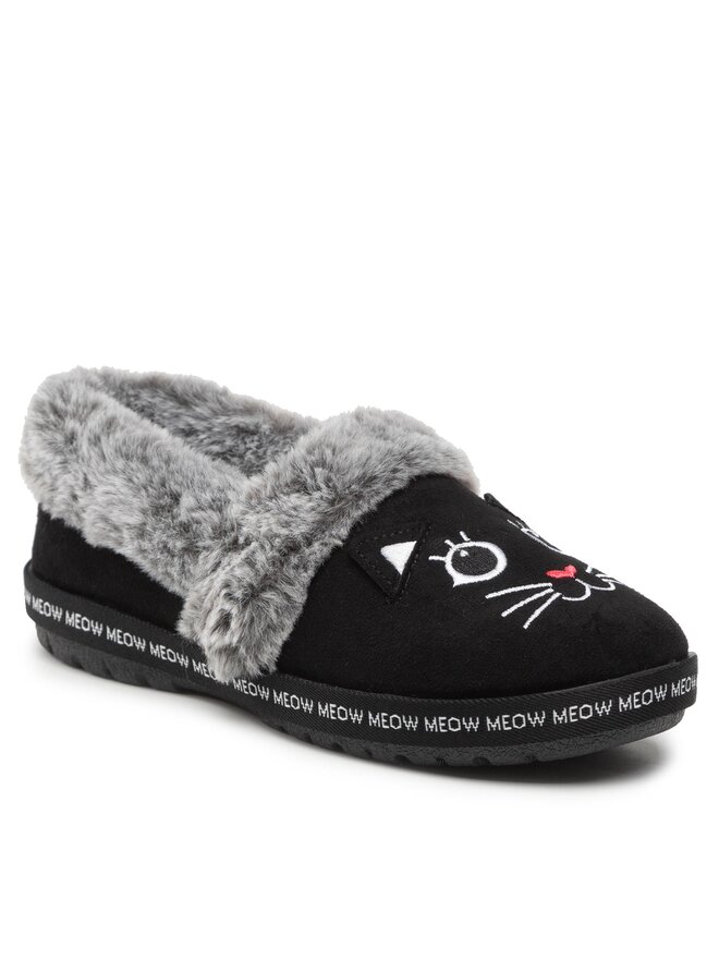Skechers Παντόφλες Σπιτιού Skechers Meow Pajamas 33355/BLK Μαύρο