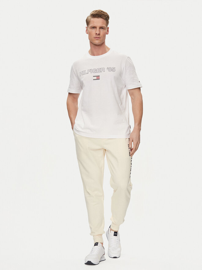 Tommy Hilfiger Tommy Hilfiger Camiseta 85' MW0MW34427 Blanco Regular Fit