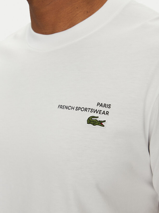 Lacoste Lacoste Marškinėliai TH9880 Balta Regular Fit