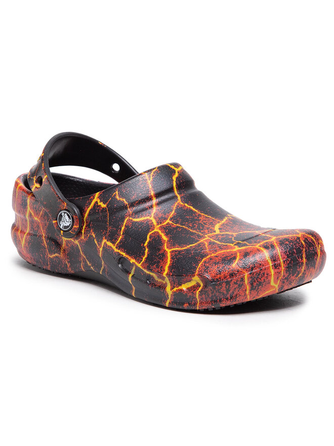 Pantoletten Crocs Bistro Graphic Clog 204044 Schwarz eschuhe