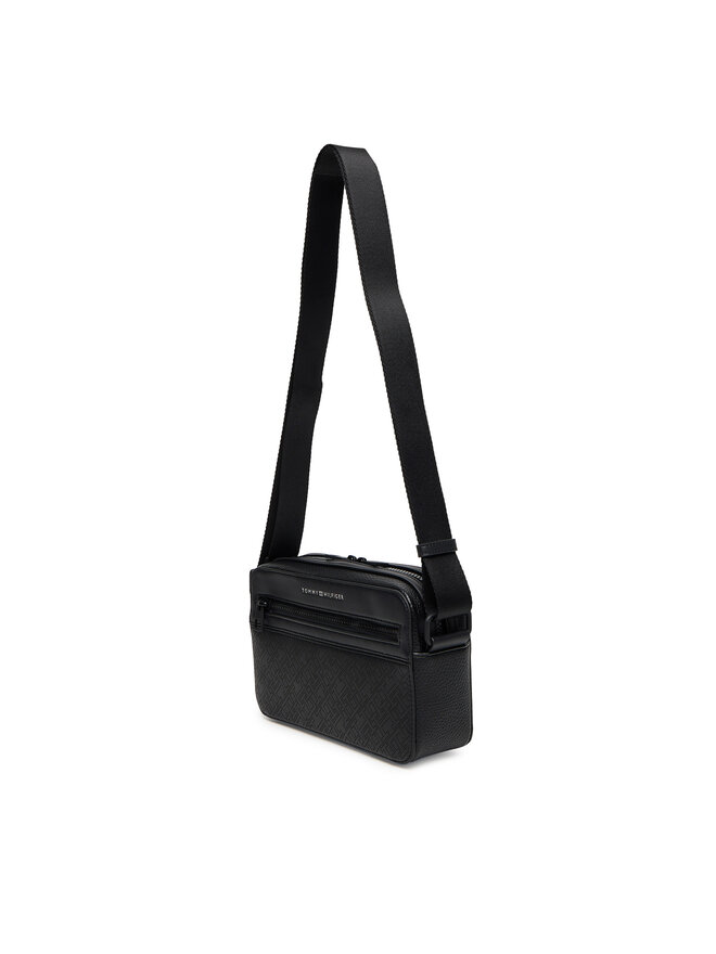 Tommy Hilfiger Τσαντάκι Tommy Hilfiger Th Monogram Ew Reporter AM0AM13837 Μαύρο