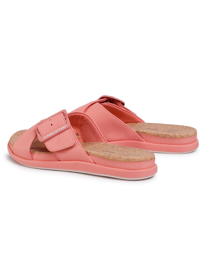 Pantoletten Clarks Step June Shell 261485794 Rosa | eschuhe.de
