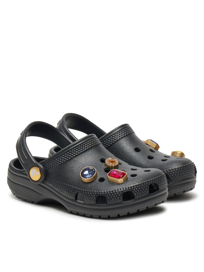 Crocs Klapki Crocs Classic Jewel Clog K 210716 Czarny