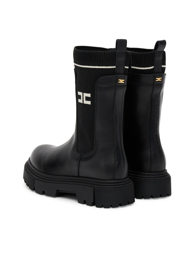 Elisabetta Franchi Škornji Elisabetta Franchi Chelsea F4A5-E0424-1316930 Črna